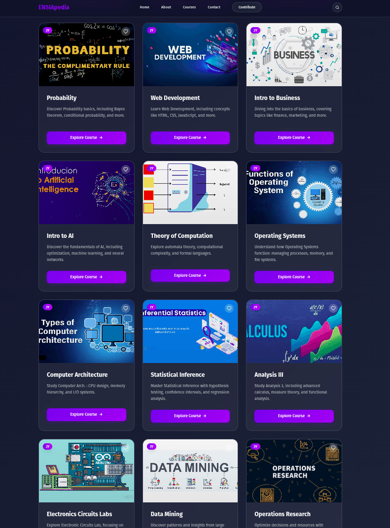 Huge Course Library Resources