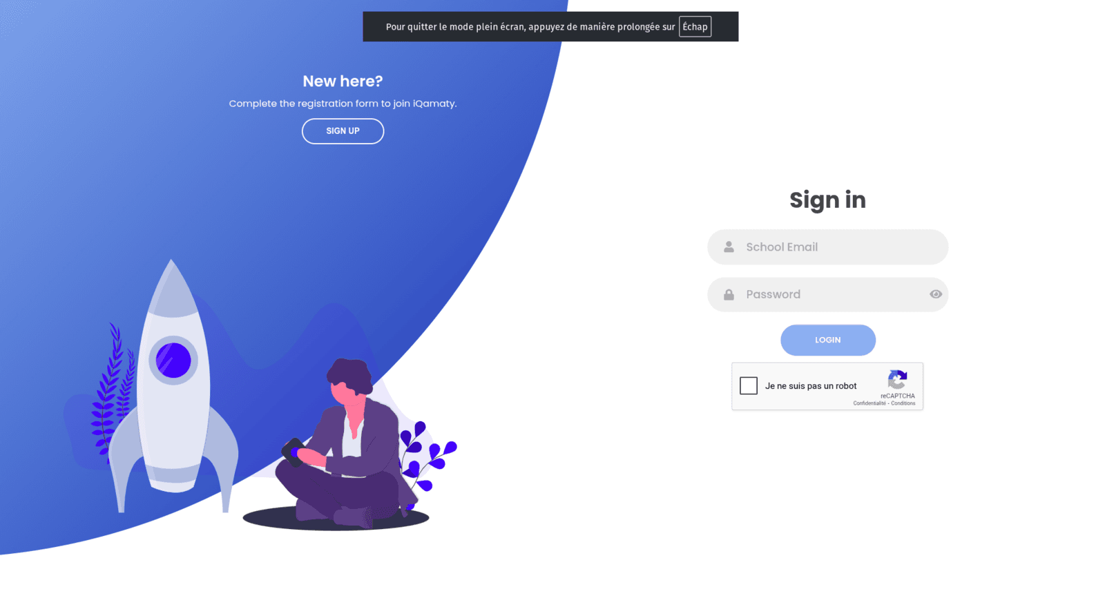 Sign In Page