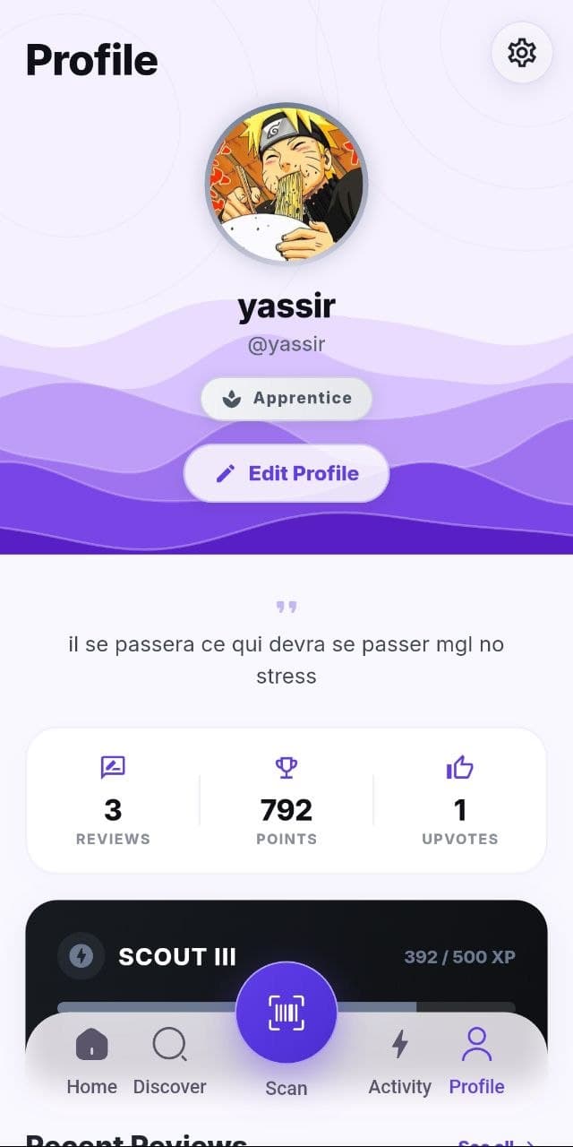 Mobile User Profile