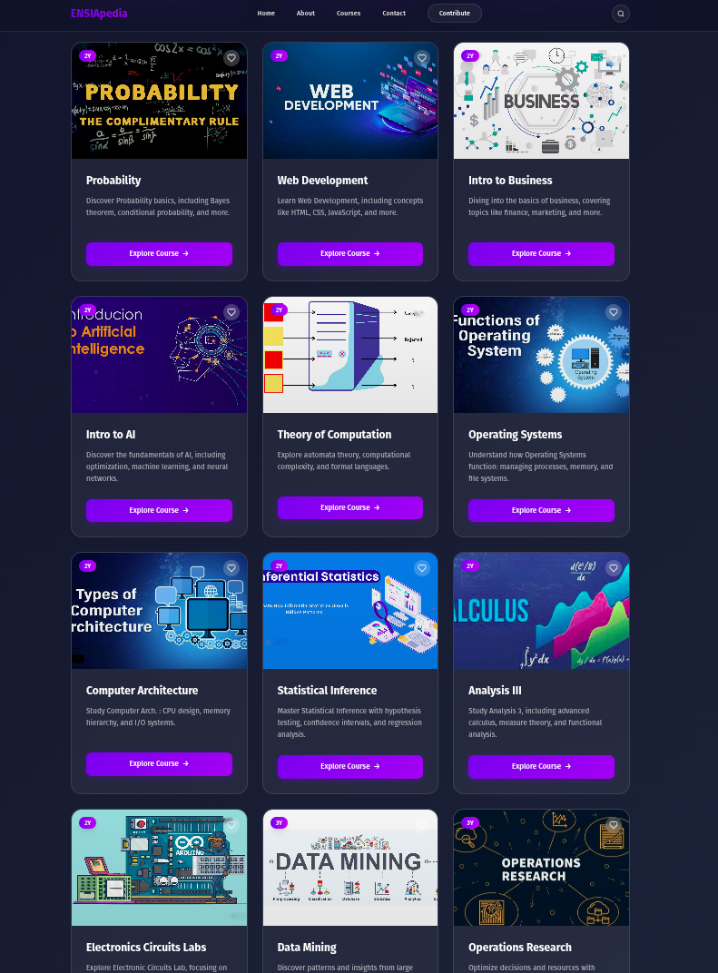 Huge Course Library Resources